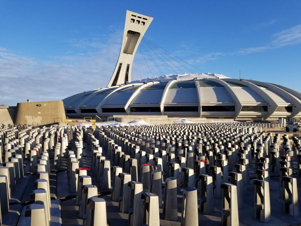 Les stations au Stade olympique